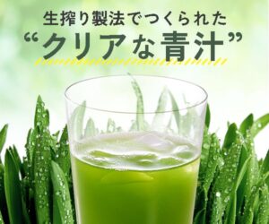 活きた酵素がとれる生搾り製法の青汁【クリアな青汁】